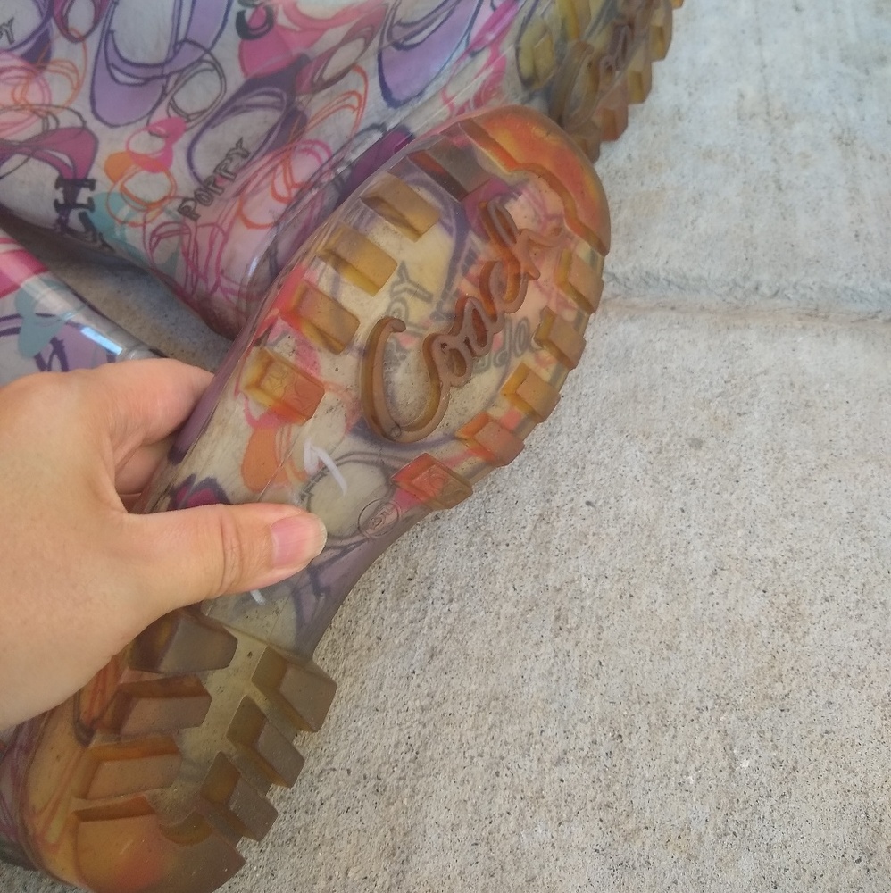 Coach | jelly poppy colorful rainboots - Picture 3 of 7